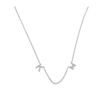 Load image into Gallery viewer, Diamond Initial Necklace