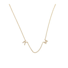 Load image into Gallery viewer, Diamond Initial Necklace