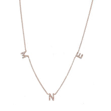 Load image into Gallery viewer, Diamond Initial Necklace