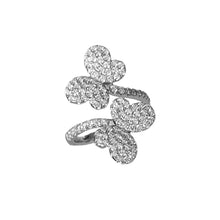 Load image into Gallery viewer, Double Butterfly Diamond Ring