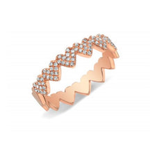 Load image into Gallery viewer, Eternity Pave Heart Ring