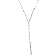 Load image into Gallery viewer, Stationed Diamond Lariat Necklace