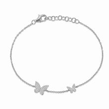 Load image into Gallery viewer, Double Butterfly Chain Bracelet