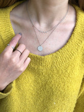 Load image into Gallery viewer, Repeating Triangle Pave Diamond Necklace