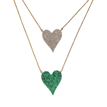 Load image into Gallery viewer, Large Reversible Heart Necklace