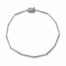 Load image into Gallery viewer, Pave Row Sections Bracelet