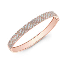 Load image into Gallery viewer, Thick Pave Diamond Bangle