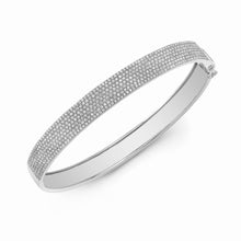 Load image into Gallery viewer, Thick Pave Diamond Bangle
