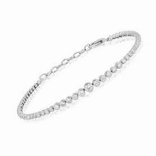 Load image into Gallery viewer, Bezel Set Graduated Diamond Bracelet