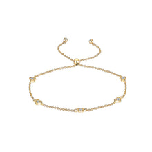 Load image into Gallery viewer, Gold Heart Bolo Bracelet