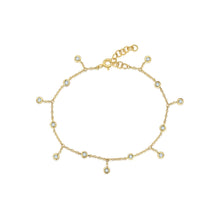 Load image into Gallery viewer, Floating Diamonds by the Yard Bracelet