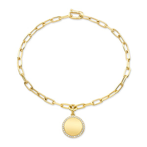 Chain Bracelet with Pendant