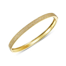 Load image into Gallery viewer, Five Row Pave Bangle