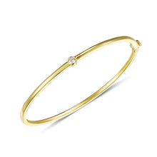 Load image into Gallery viewer, Single Diamond Bangle