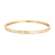 Load image into Gallery viewer, Fancy Shape Inlay Bangle Bracelet
