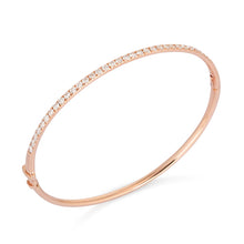 Load image into Gallery viewer, Single Row Pave Bangle