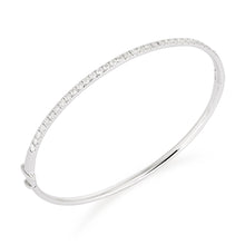 Load image into Gallery viewer, Single Row Pave Bangle