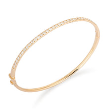 Load image into Gallery viewer, Single Row Pave Bangle