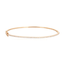 Load image into Gallery viewer, Single Row Pave Bangle