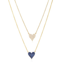 Load image into Gallery viewer, Small Reversible Heart Necklace