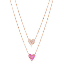 Load image into Gallery viewer, Small Reversible Heart Necklace
