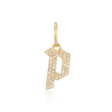 Load image into Gallery viewer, Gothic Initial Charm