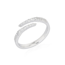 Load image into Gallery viewer, Diamond Coil Wrap Ring
