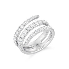 Load image into Gallery viewer, Diamond Coil Ring