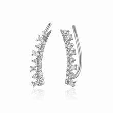 Load image into Gallery viewer, Multi Baguette Crawler Earrings