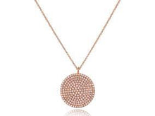 Load image into Gallery viewer, Diamond Disc Necklace