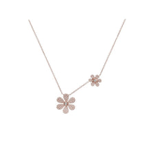 Load image into Gallery viewer, Double Flower Necklace