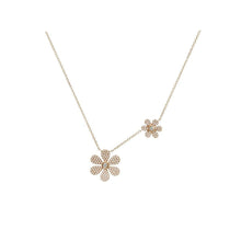 Load image into Gallery viewer, Double Flower Necklace