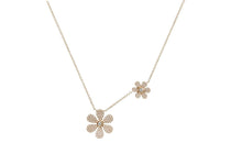 Load image into Gallery viewer, Double Flower Necklace
