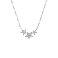 Load image into Gallery viewer, Triple Star Necklace