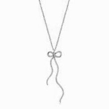 Load image into Gallery viewer, Diamond Bow Necklace
