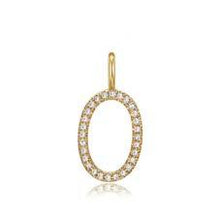 Load image into Gallery viewer, Medium Initial Pave Diamond Pendant