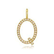Load image into Gallery viewer, Medium Initial Pave Diamond Pendant