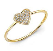 Load image into Gallery viewer, Mini Pave Heart Ring