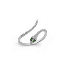 Load image into Gallery viewer, Pave Diamond Snake Ring