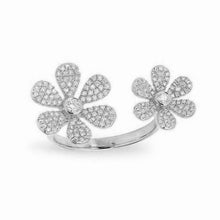 Load image into Gallery viewer, Double Flower Ring
