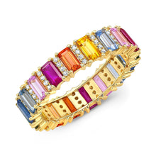 Load image into Gallery viewer, Multicolor Gemstone Band