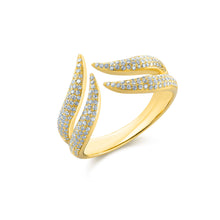 Load image into Gallery viewer, Double Row Claw Ring