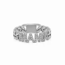 Load image into Gallery viewer, Cuban Chain Link Flex MAMA Ring