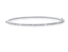 Load image into Gallery viewer, Two Row Pyramid Bangle Bracelet