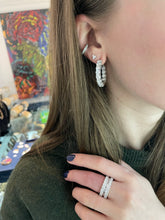 Load image into Gallery viewer, Diamond Trio Studs