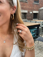 Load image into Gallery viewer, Gold Hoop Tube Earrings