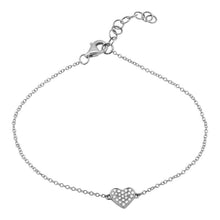 Load image into Gallery viewer, Pave Heart Bracelet