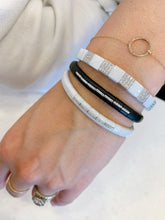Load image into Gallery viewer, Roberto Demeglio Pura Matte Black Diamond Bar Bracelet