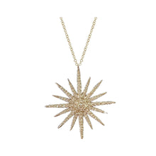 Load image into Gallery viewer, Diamond Starburst Necklace