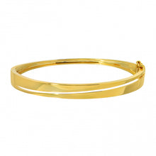 Load image into Gallery viewer, Triangle Wrap Gold Bangle
